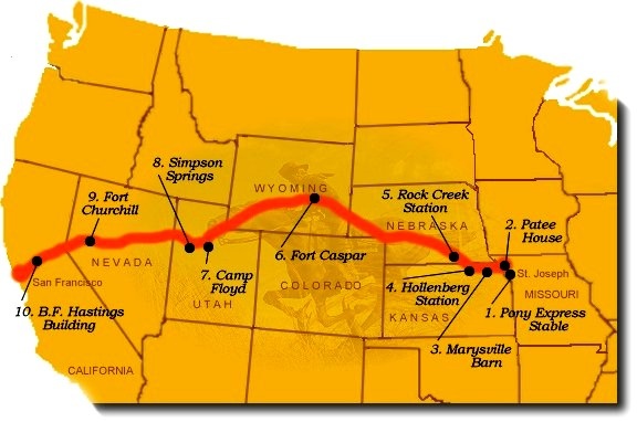 gold rush trail map